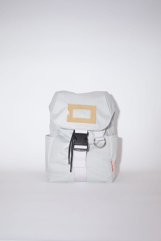 Beige / Purple Acne Studios Ripstop Nylon Backpack | ZCXA-26984