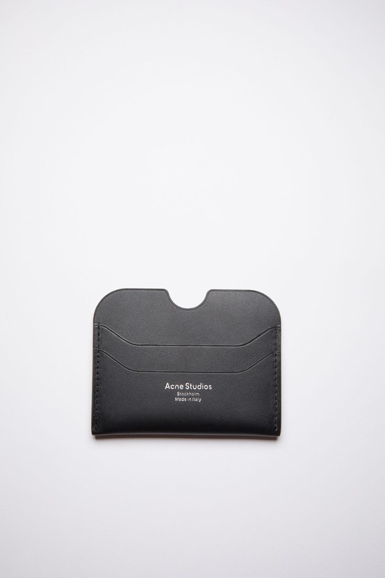 Black Acne Studios Card Holder Card Case | YPHM-42187