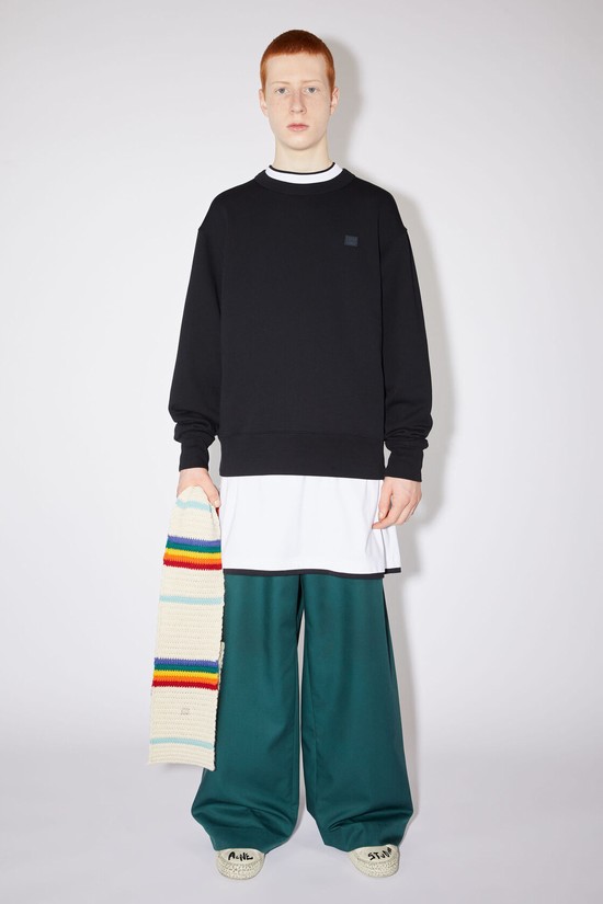 Black Acne Studios Crew Neck Men's Sweatshirts | UMAR-42619