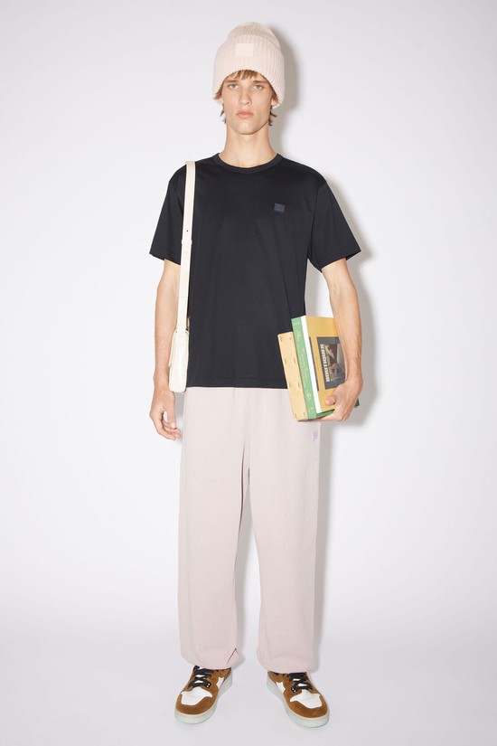 Black Acne Studios Crew Neck Men's T Shirts | VHNX-78453