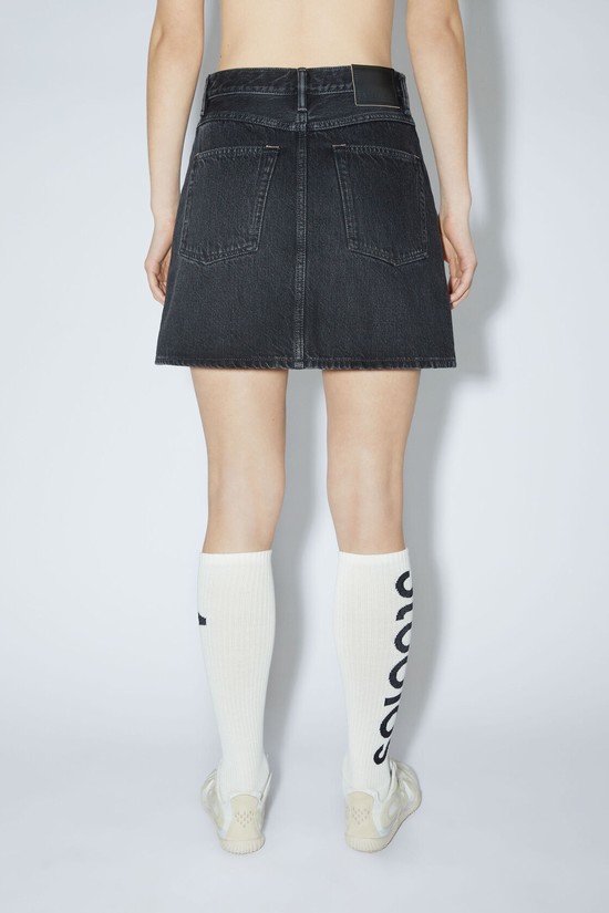 Black Acne Studios Denim Mini Women's Skirts | NMYL-73564