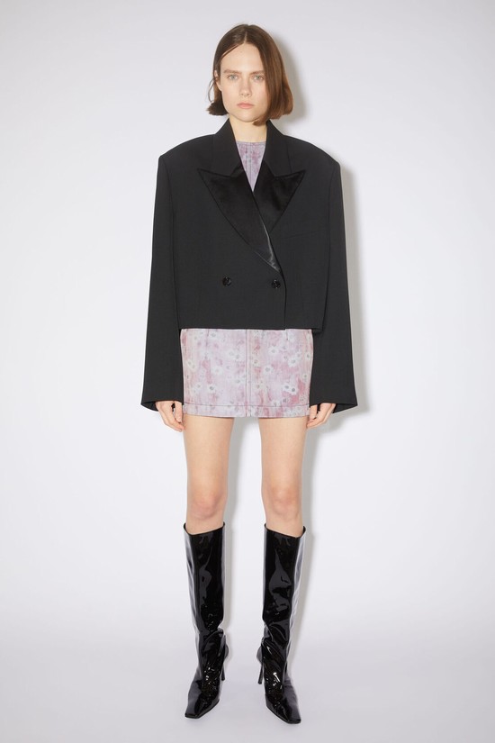 Black Acne Studios Double-breasted Women's Jackets | PAHZ-01734