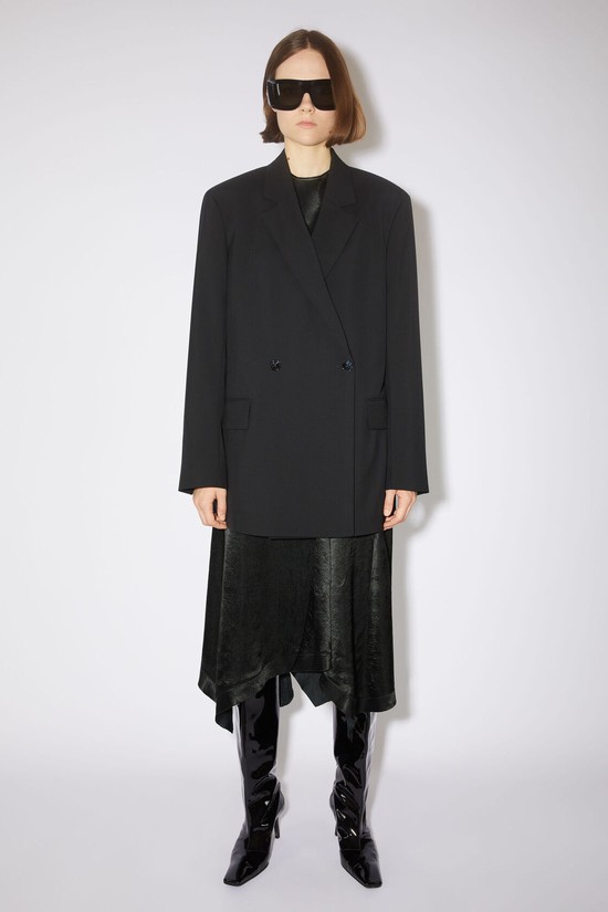 Black Acne Studios Double-breasted Women's Suits | RYJA-75208