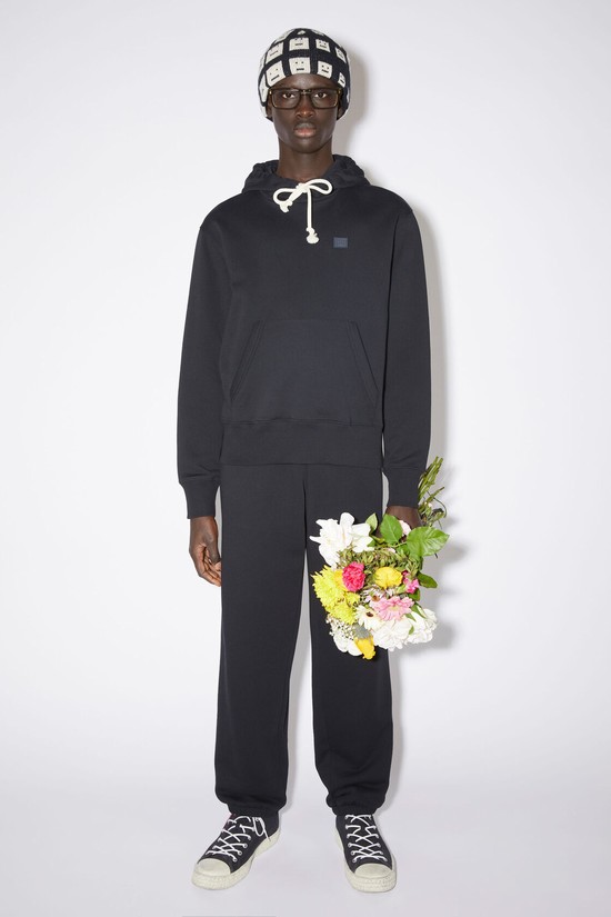 Black Acne Studios Hooded Men's Hoodie | SGYU-51863