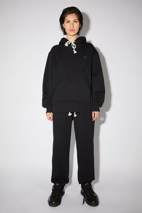 Black Acne Studios Hooded Women's Hoodie | SZQG-08716