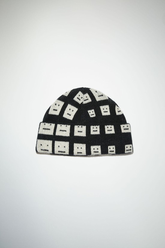 Black Acne Studios Knit Beanie | BDNA-65079