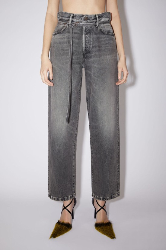 Black Acne Studios Loose Fit - 1991 Toj Women's Jeans | VKXO-79825