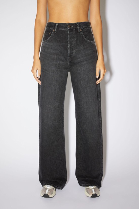 Black Acne Studios Loose Fit - 2021 Women's Jeans | XOGW-23758