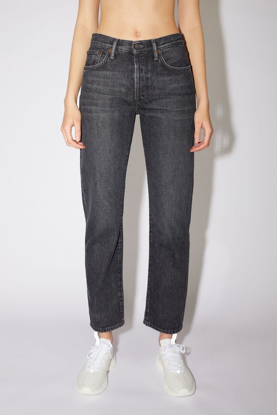 Black Acne Studios Regular Fit - 1997 Women's Jeans | MHQF-91802