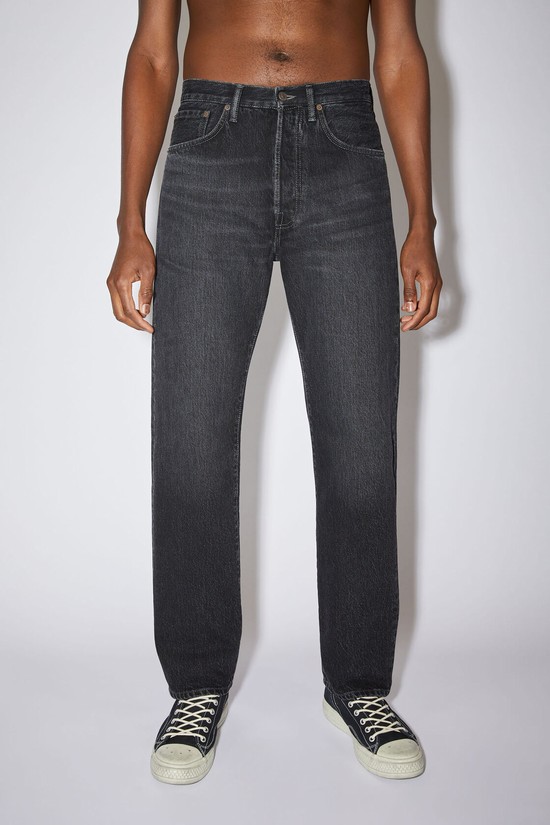 Black Acne Studios Relaxed Fit - 2003 Men's Jeans | FCSX-07382