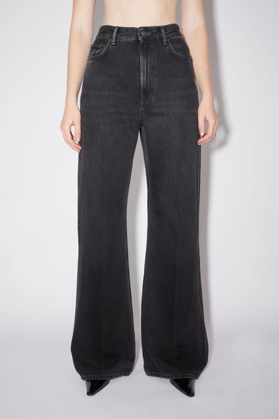 Black Acne Studios Relaxed Fit - 2022 Women's Jeans | DZLR-03956