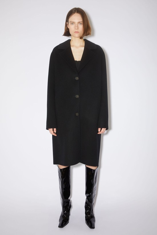 Black Acne Studios Single-breasted Women's Coats | ANRH-62058