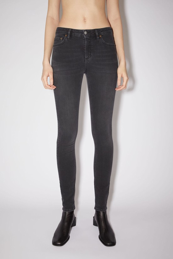 Black Acne Studios Skinny Fit - Climb Women's Jeans | HCIM-53687