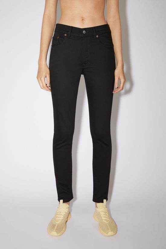 Black / Black Acne Studios Slim Fit - Melk Women's Jeans | XORI-69584