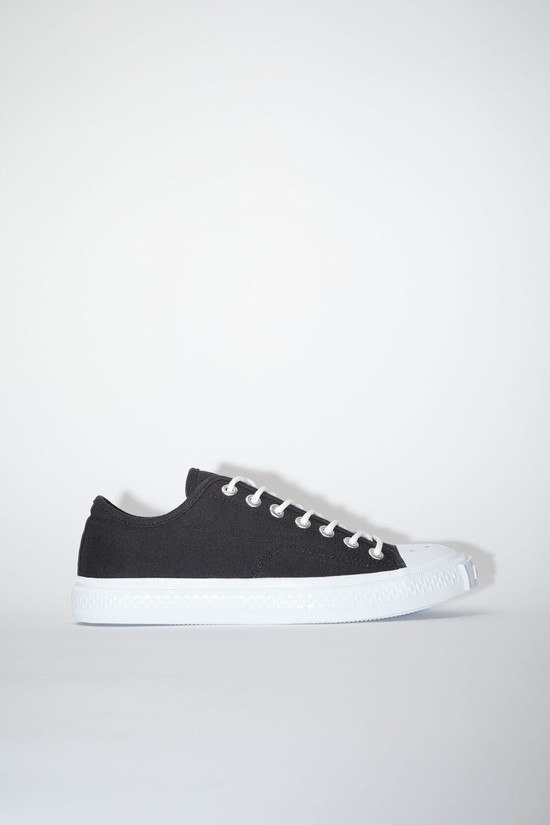 Black / White Acne Studios Low Top Men's Sneakers | PHCN-89256