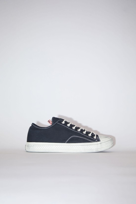 Black / White Acne Studios Low Top Women's Sneakers | GJKU-73146