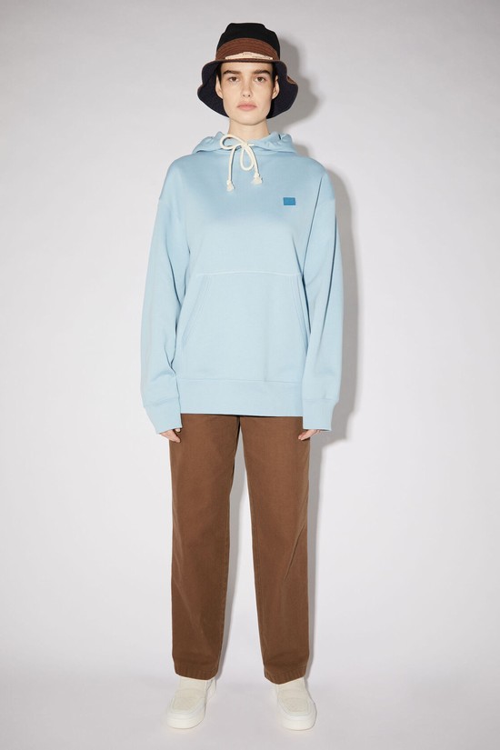 Blue Acne Studios Hooded Women's Hoodie | QNCS-47305