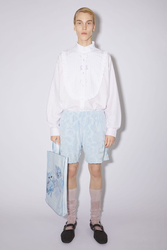 Blue Acne Studios Jacquard Men's Shorts | LZHG-61430