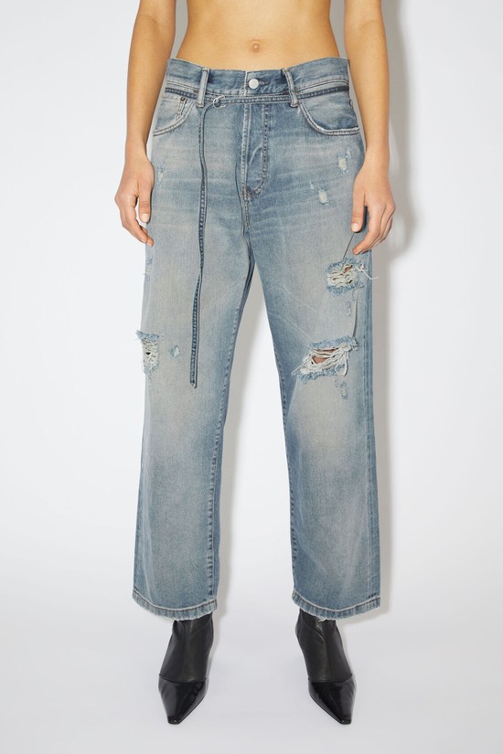 Blue Acne Studios Loose Fit - 1991 Toj Women's Jeans | NBKG-79632