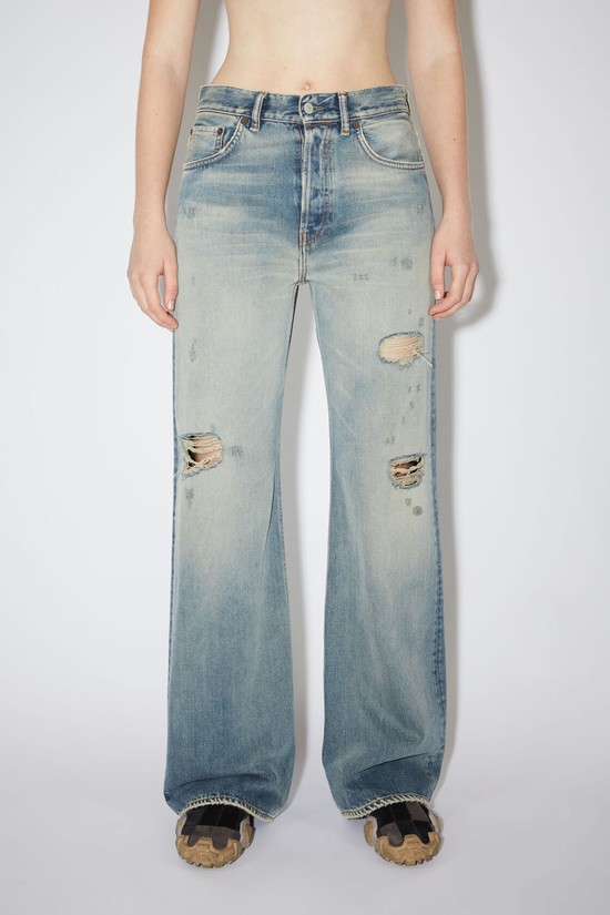 Blue Acne Studios Loose Fit - 2021 Women's Jeans | TGJI-24016