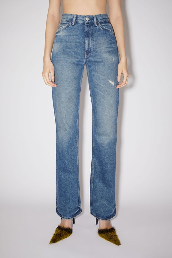 Blue Acne Studios Regular Fit - 1977 Women's Jeans | GDTB-05928