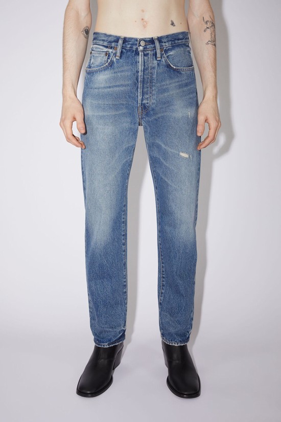 Blue Acne Studios Relaxed Fit - 2003 Men's Jeans | TFJM-38509