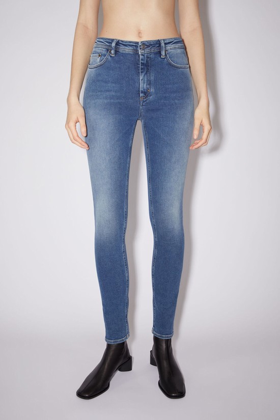 Blue Acne Studios Skinny Fit - Peg Women's Jeans | HMJF-89506