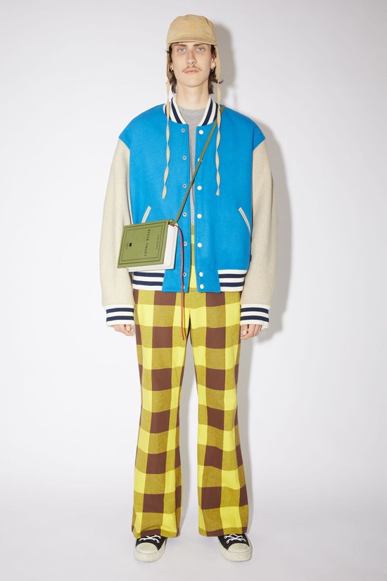 Blue Acne Studios Wool Blend Men's Jackets | GHXS-07368