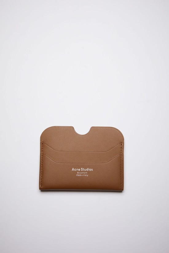 Brown Acne Studios Card Holder Card Case | MQYA-94310