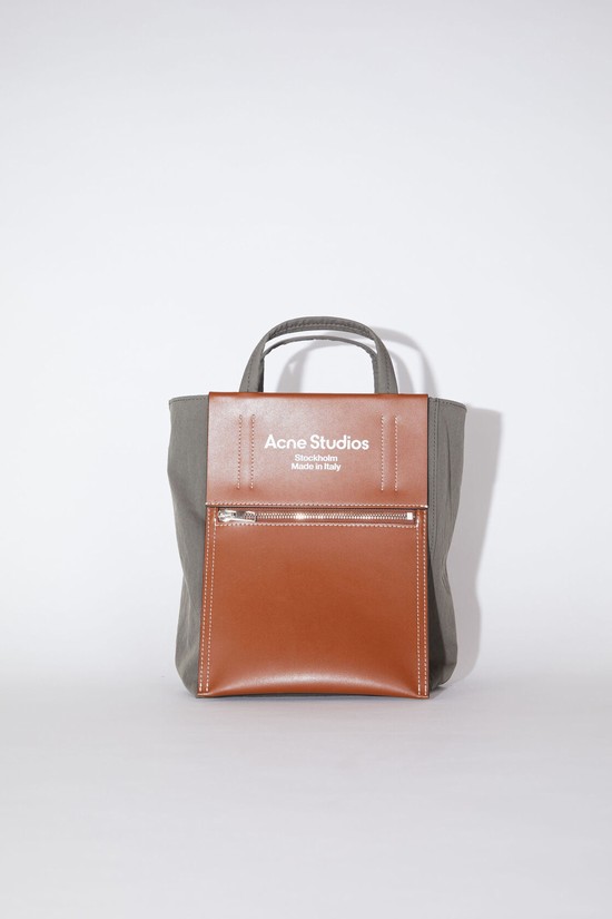 Dark Brown / Dark Brown Acne Studios Papery Nylon Tote Bag | HYCD-76128