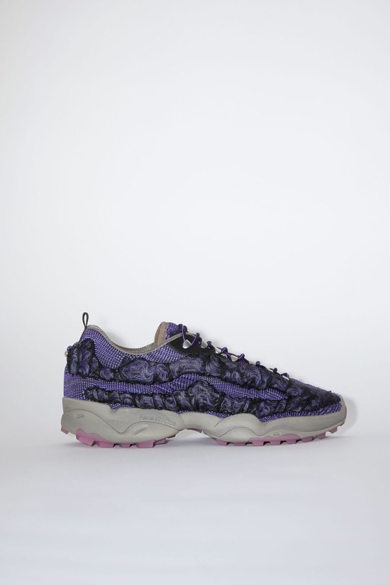 Dark Purple / Black Acne Studios Bubba Men's Sneakers | NPQX-15093