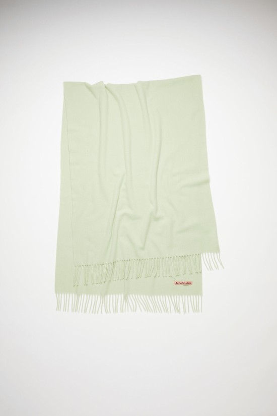 Green Acne Studios Fringe Wool - Oversized Scarf | UWPG-62538