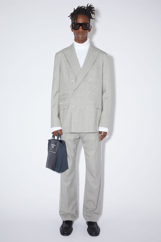 Grey Acne Studios Double-breasted Men's Suits | CMQX-62071