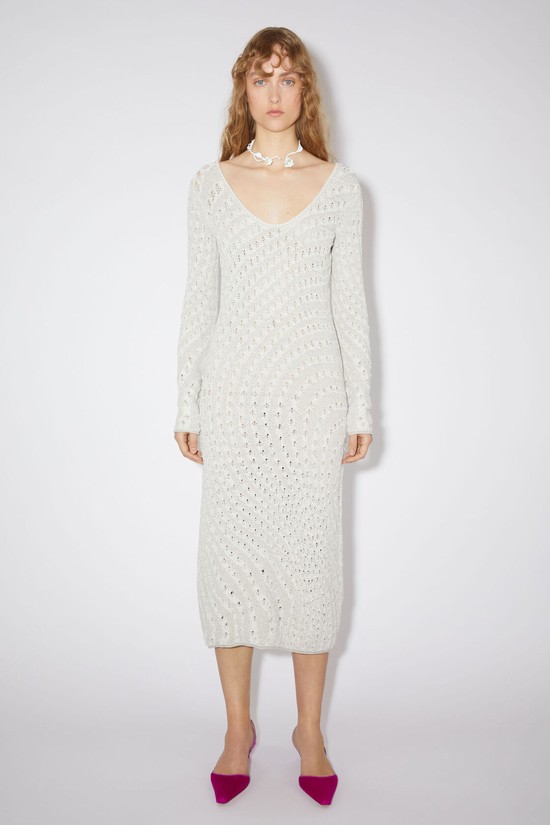 Grey Acne Studios Jacquard-knit Women's Dress | YMSK-23941