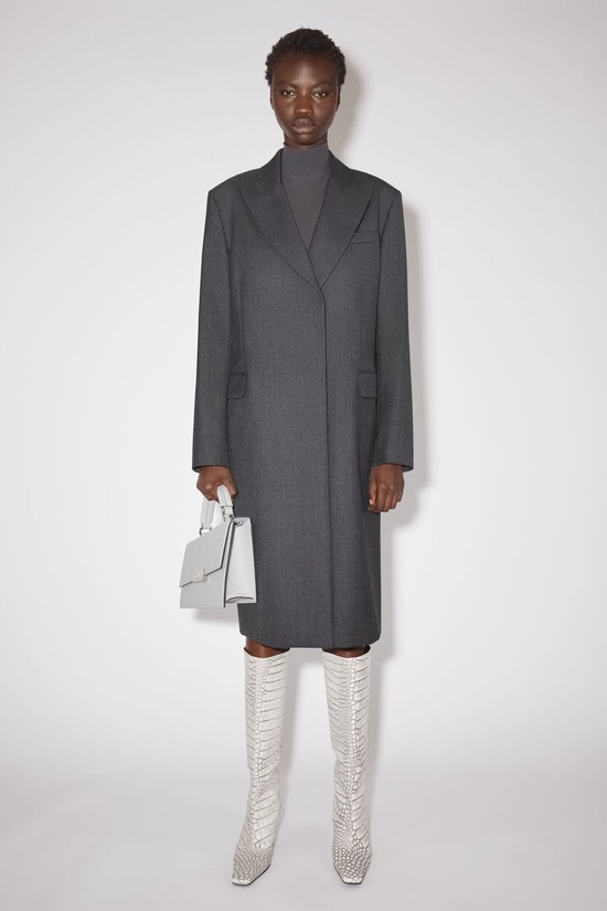 Grey Acne Studios Single-breasted Women's Coats | STJM-80293