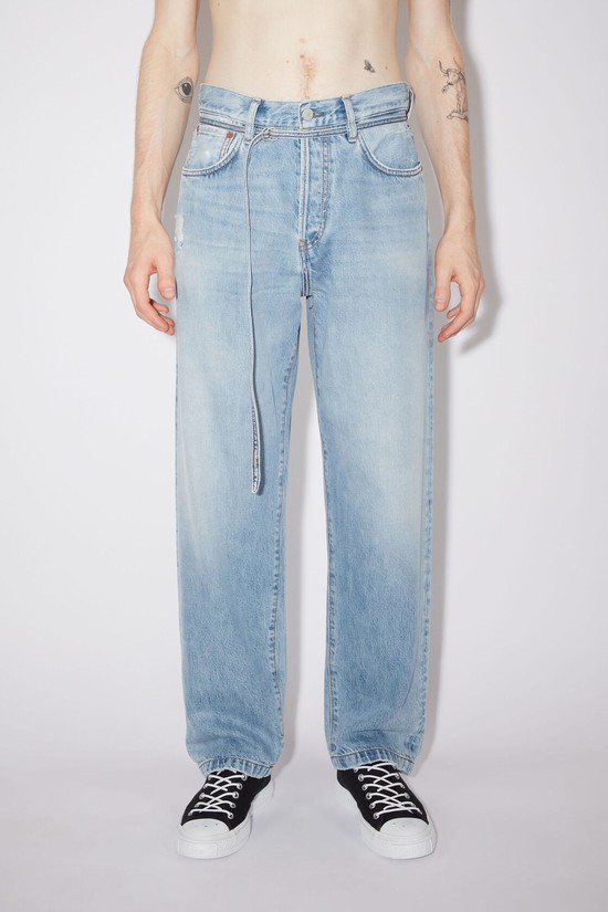 Light Blue Acne Studios Loose Fit - 1991 Toj Men's Jeans | QFAJ-06851