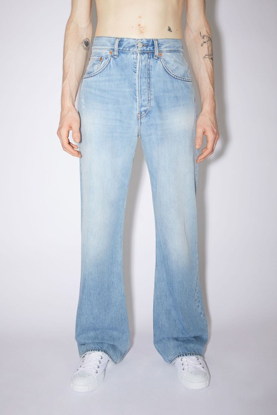 Light Blue Acne Studios Loose Fit - 2021 Men's Jeans | FWSD-64953