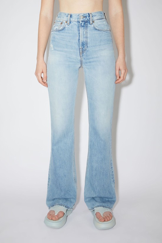 Light Blue Acne Studios Regular Fit - 1990 Women's Jeans | KSYX-73152