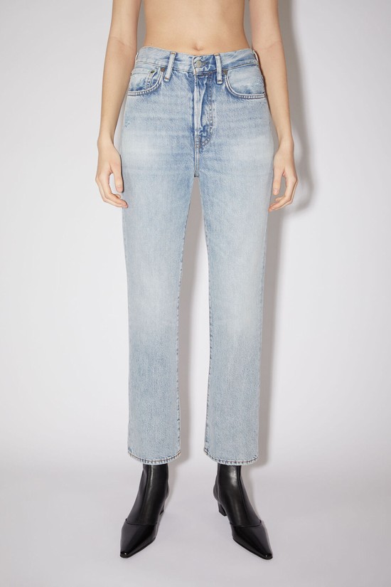 Light Blue Acne Studios Regular Fit - Mece Women's Jeans | FRJT-87631