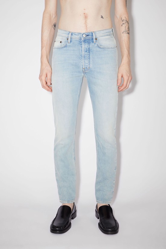 Light Blue Acne Studios Slim Fit - River Men's Jeans | KLNY-50786