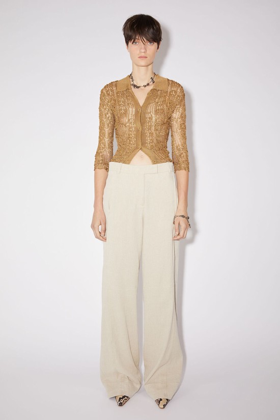 Light Brown Acne Studios Tailored Women's Trousers | TVIF-30957