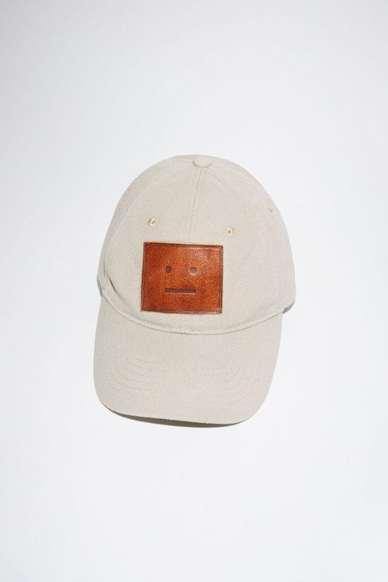 Light Brown / Beige Acne Studios Cotton Baseball Caps | ABGP-69258