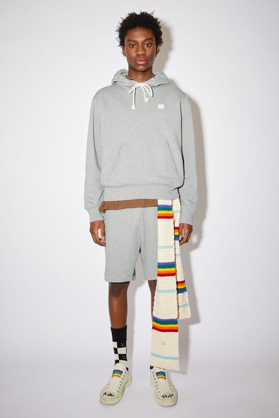 Light Grey Acne Studios Hooded Men's Hoodie | PEGN-83016