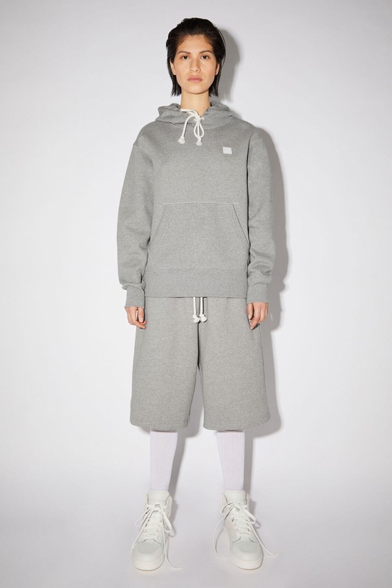 Light Grey Acne Studios Hooded Women's Hoodie | JSTD-67938