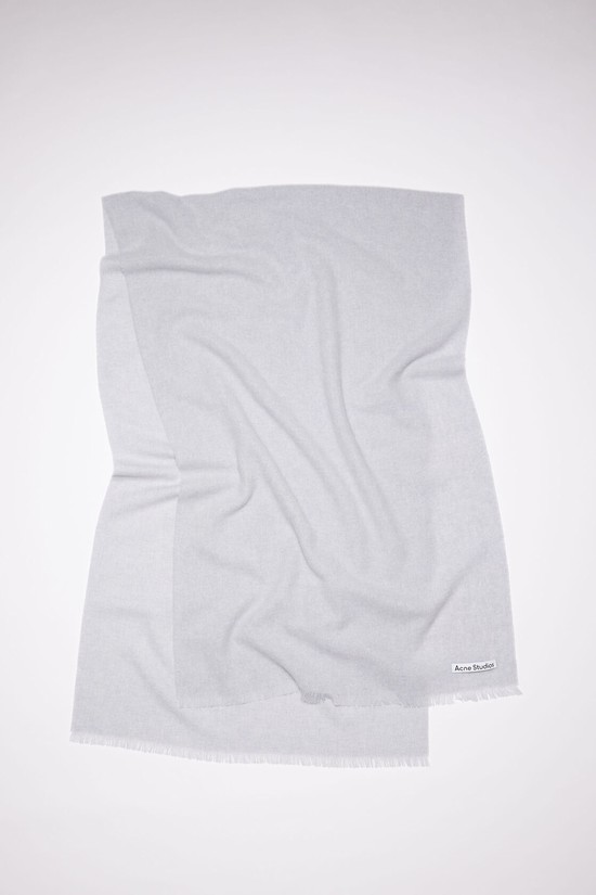 Light Grey Acne Studios Light Wool - Oversized Scarf | RNUL-02764