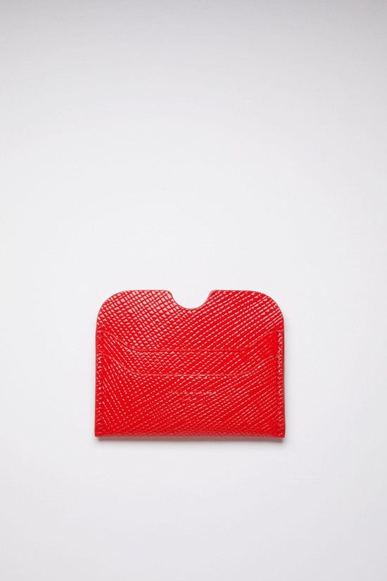 Light Red Acne Studios Card Holder Card Case | OZXB-85624