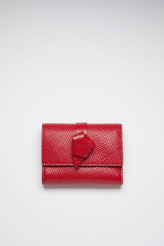 Light Red Acne Studios Musubi Folded Wallet | KOXW-94372