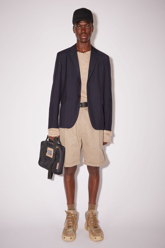 Navy Acne Studios Suit Men's Jackets | CQXA-51023