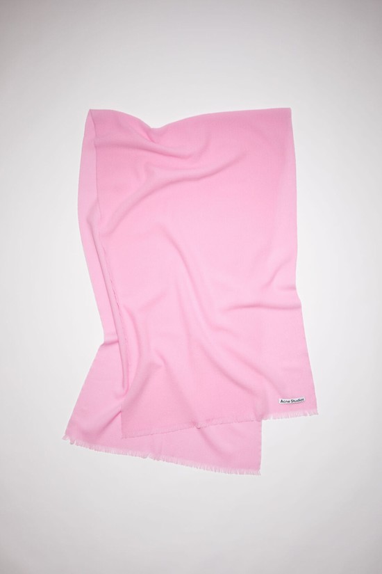 Pink Acne Studios Light Wool - Oversized Scarf | ADWT-69170