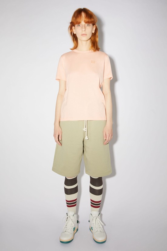 Pink Acne Studios Slim Fit Women's T Shirts | AUJZ-47219